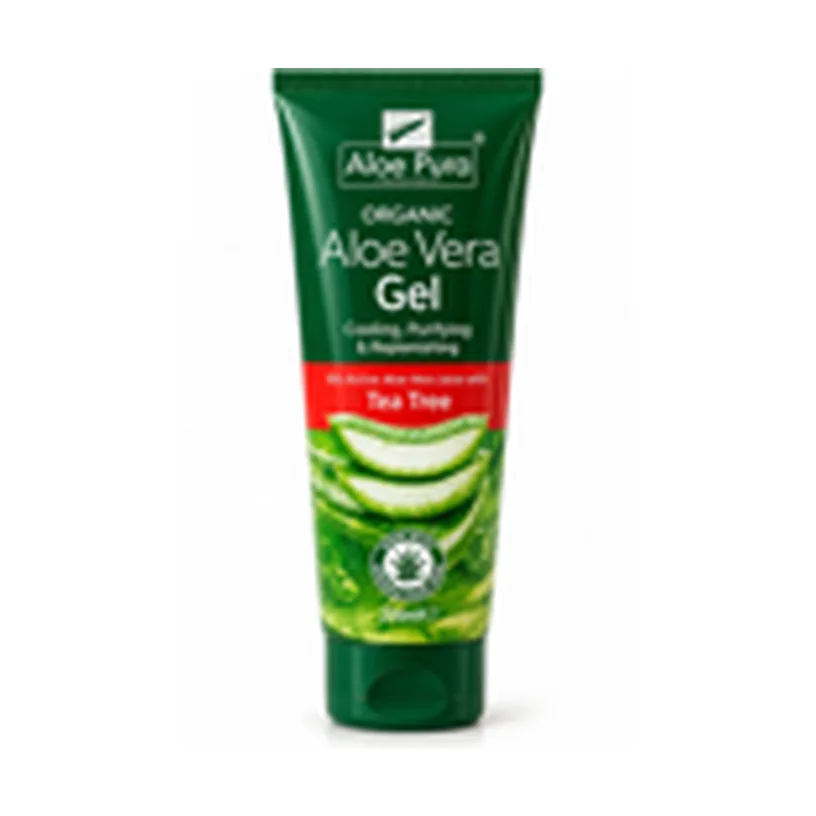 جل الألوفيرا العضوي مع شجرة الشاي من Aloe Pura، 200مل