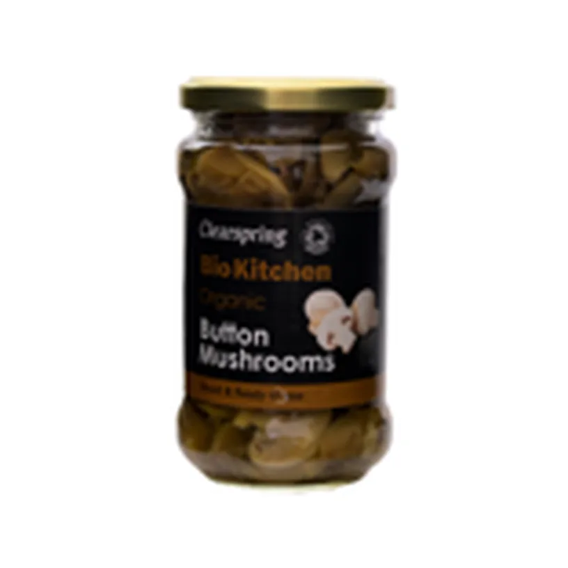 Clearspring Bio Kitchen فطر أبيض عضوي مقطّع