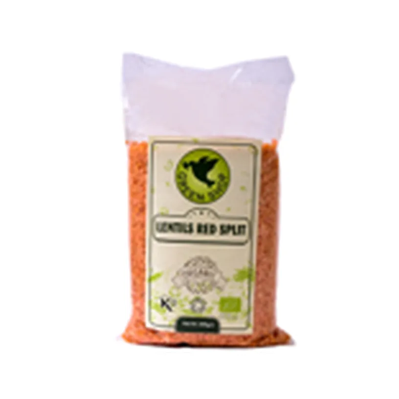 عدس أحمر مجروش عضوي Green Shop – 500غ