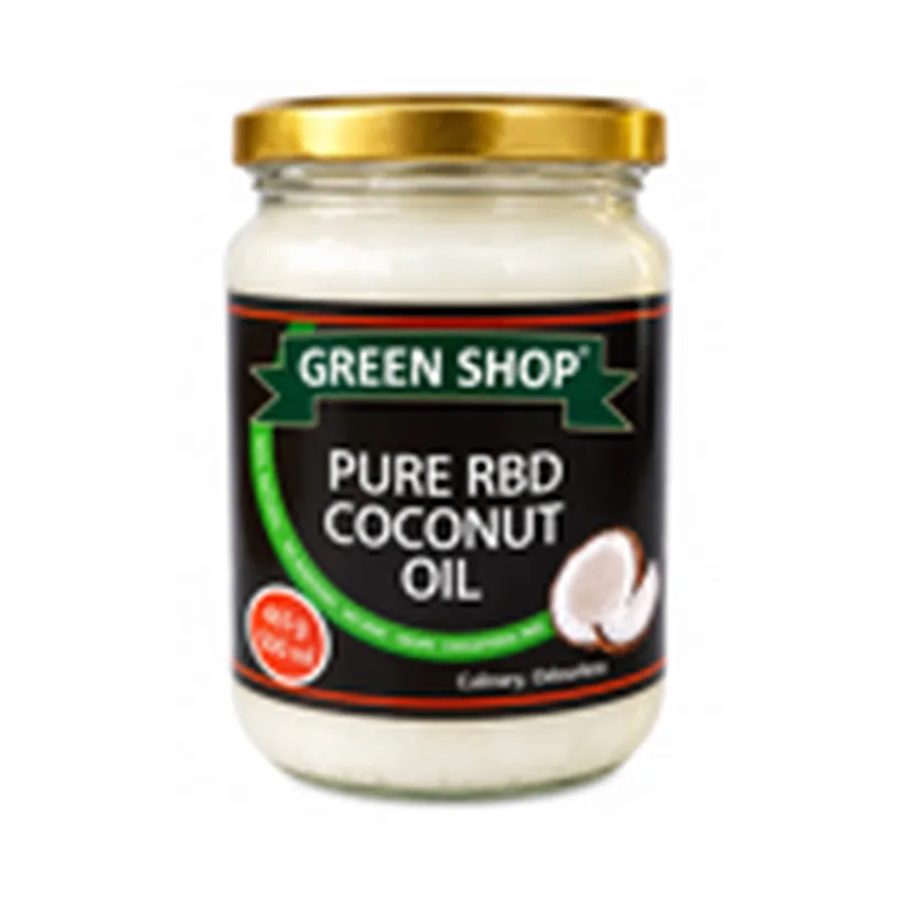 زيت جوز الهند النقي المكرر والمبيض والمزال الرائحة من Green Shop، 500مل (465غ)