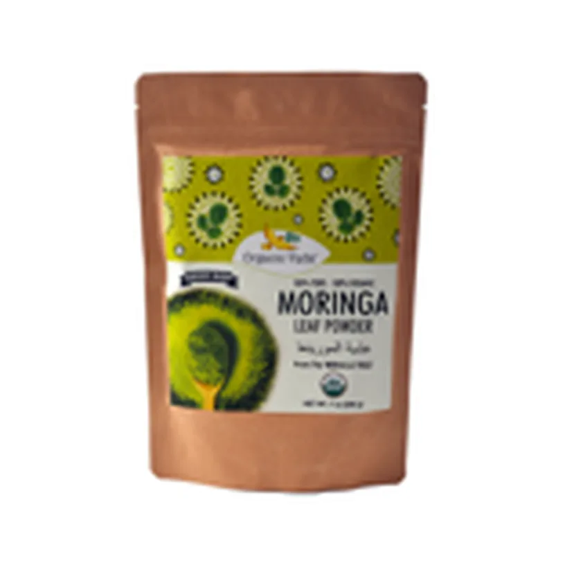 مسحوق أوراق المورينغا العضوي من Organic Veda، 200غ