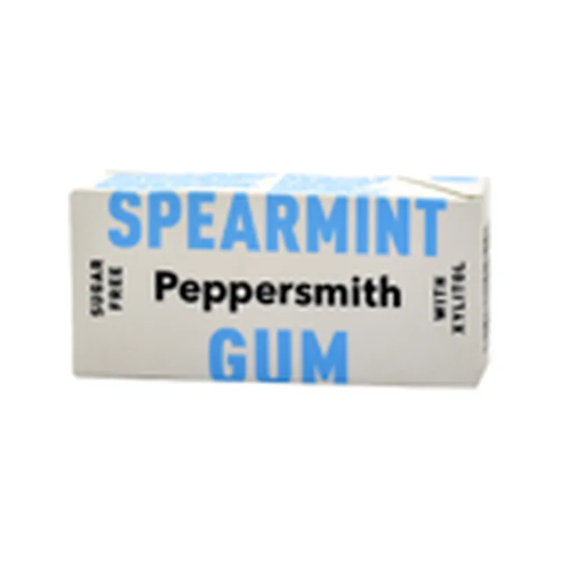 علكة النعناع الأخضر الخالية من السكر مع الزيليتول Peppersmith – 15غ
