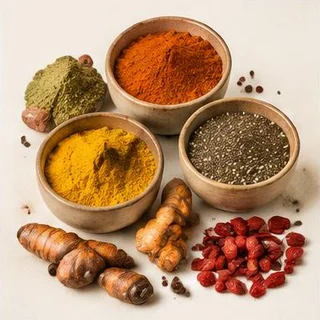 البهارات والأغذية الخارقة